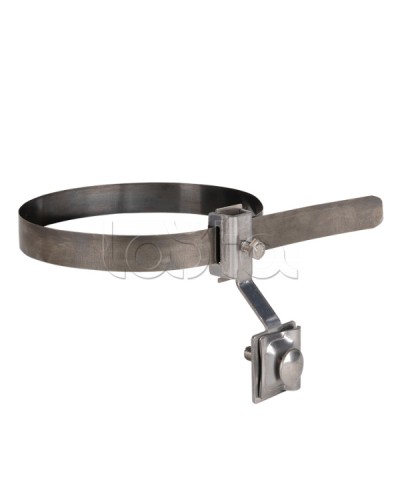Держатель для труб универсальный D=(0-160) мм CZ, полоса нерж. сталь EKF PROxima (lp-d3001-cz) в Абакане Монтажные материалы Pintop.ru