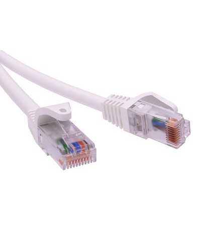 Патч-корд неэкранированный CAT5E U/UTP 4х2, LSZH, белый, 1м DKC RN5EUU4510WH в Абакане Патчкорды (медные) Pintop.ru