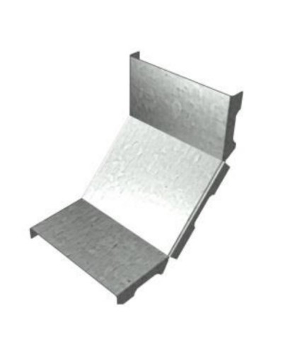 Крышка угла вертикального внутреннего 90° 500х15 (1,0) для лестничного лотка ПожТехКабель (651-044) в Абакане Аксессуары для лотков Pintop.ru