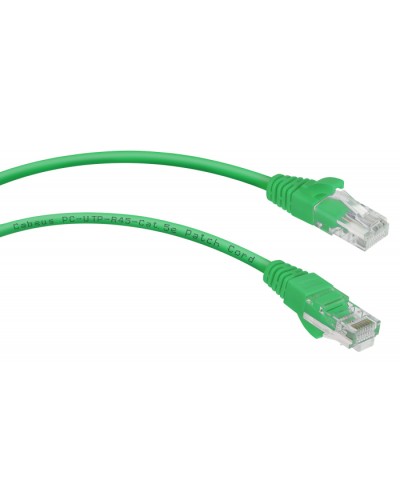 Патч-корд UTP, категория 5e, 0.15 м, неэкранированный, зеленый Cabeus PC-UTP-RJ45-Cat.5e-0.15m-GN в Абакане Патчкорды (медные) Pintop.ru