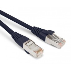 Патч-корд RJ45-RJ45, 4 пары, STP, кат.5е, LSZH (1м) Hyperline PC-LPM-STP-RJ45-RJ45-C5e-1M-LSZH-BK