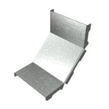 Крышка угла вертикального внутреннего 90° 400х15 (0,7) для лестничного лотка ПожТехКабель (651-004)