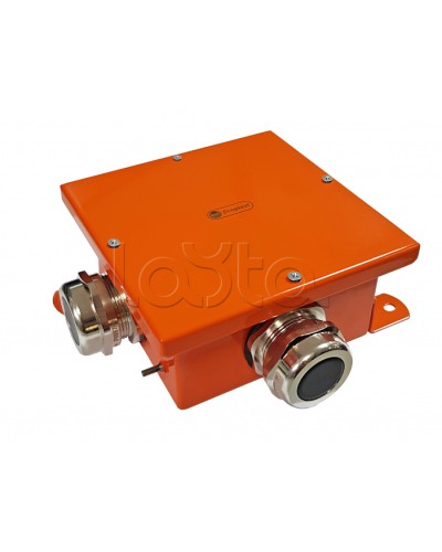 Экопласт SMB165 Коробка металл, огн. E-110,о/п 164х164х65, IP66, 6Р, (1,5-10 мм2), оранж. в Абакане Распределительные коробки Pintop.ru