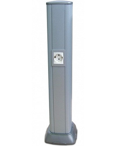 Колонна алюминевая 0,71 м, цвет темно-серебристый металлик DKC 09594 в Абакане Аксессуары для стоек и шкафов Pintop.ru