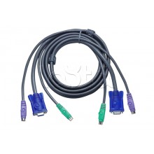 КВМ-кабель с интерфейсами PS/2, VGA (5м) ATEN 2L-1005P/C