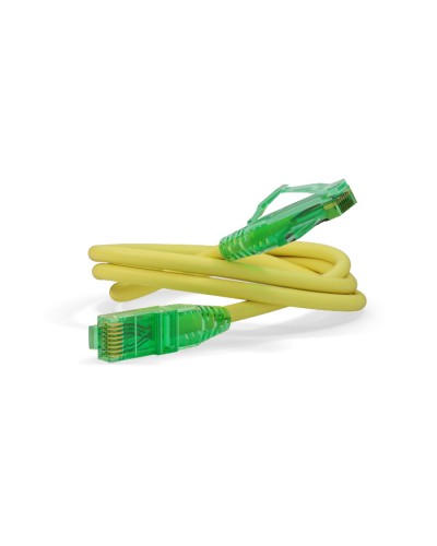 Патч-корд Hyperline PC-LPM-UTP-RJ45-RJ45-C6a-15M-LSZH-YL в Абакане Патчкорды (медные) Pintop.ru