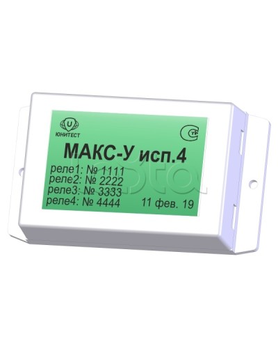 Модуль адресный управляющий Юнитест МАКС-У исп.4 в Абакане Адресная система пожарной сигнализации Юнитест Pintop.ru