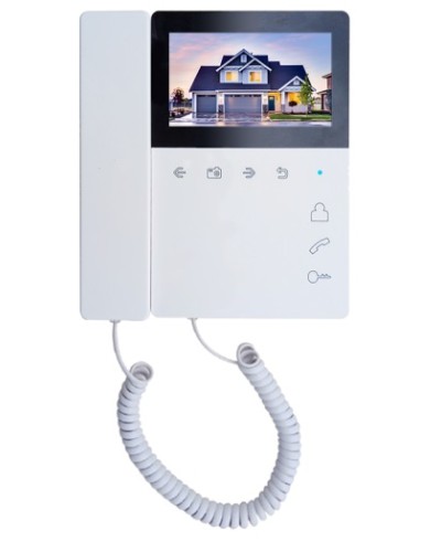 Монитор цветного видеодомофона Tantos Elly-S с трубкой VZ в Абакане Абонентские видеоустройства Pintop.ru