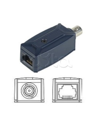 Удлинитель Ethernet, пассивный по коаксиальному кабелю SC&T IP01 в Абакане Видеоусилители, Модуляторы, Делители Pintop.ru