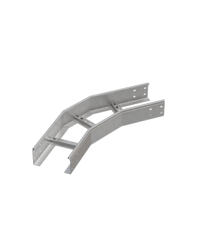 Угол лестничный горизонтальный 45 гр. 100х300х2,0 мм N КМ-профиль (LGL45-100-300-2.0 N) в Абакане Аксессуары для лотков Pintop.ru