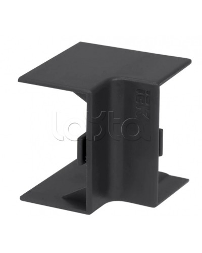 ELECOR Угол внутренний КМВ 60х40 черный (4шт/компл) IEK (EL-KK10D-V-060-040-K02) в Абакане Аксессуары для кабель-канала Pintop.ru