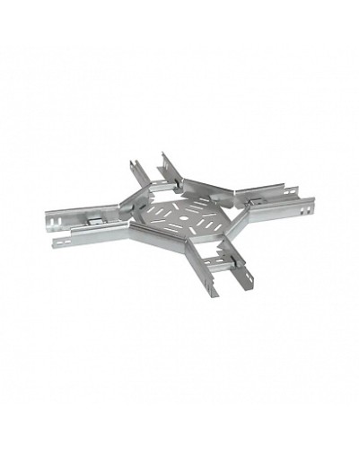 Х-образный ответвитель лестничный 600х100 (1,2 мм) Промрукав (PR08.5428) в Абакане Аксессуары для лотков Pintop.ru