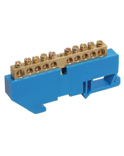 Шина нулевая на DIN-изолятор ШНИ-6х9-8-Д-С IEK YNN10-69-8D-K07 в Абакане Клеммные колодки Pintop.ru