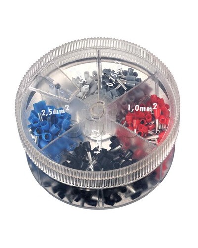 Контейнер наконечников-гильз с изолир.фланцем 0,75 кв.мм серый 1 упаковка - 1000 шт DKC 2ARTD10075 в Абакане Крепежные изделия Pintop.ru