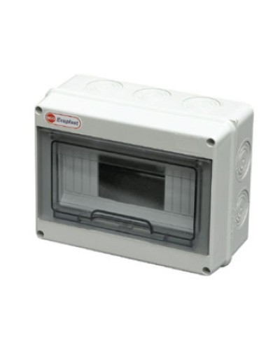 Шкаф настенный, 12-13 модулей, IP65 Экопласт 46412 в Абакане Боксы для автоматов Pintop.ru