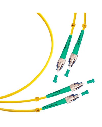 Шнур оптический duplex FC/APC-FC/APC 9/125 sm 25м LSZH Cabeus FOP(d)-9-FC/APC-FC/APC-25m в Абакане Патч-корды оптические Pintop.ru
