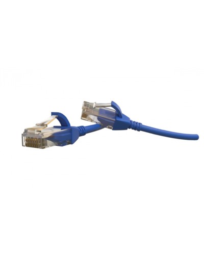 Патч-корд U/UTP Hyperline (PC-LPT-UTP-RJ45-RJ45-C6-3M-LSZH-BL) в Абакане Патчкорды (медные) Pintop.ru