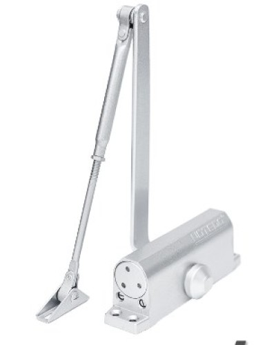 Доводчик NOTEDO DC-090-НО EN4 с ФОП (серебро) в Абакане Доводчики Pintop.ru