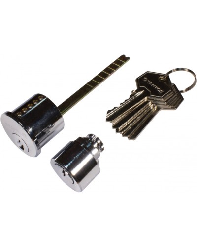 Цилиндр в комплекте с 5 ключами Tantos Цилиндр для TS-EL2369SS в Абакане Электромеханические замки Pintop.ru