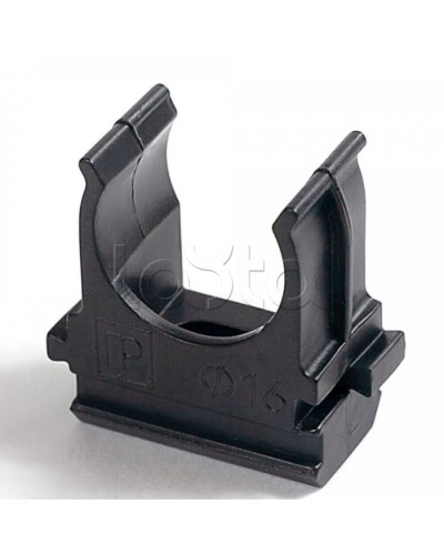 Крепёж-клипса для труб Полистирол черная д32 в малой упаковке (10шт/500шт уп/кор) Промрукав (PR13.0212) в Абакане Держатели, клипсы, скобы Pintop.ru