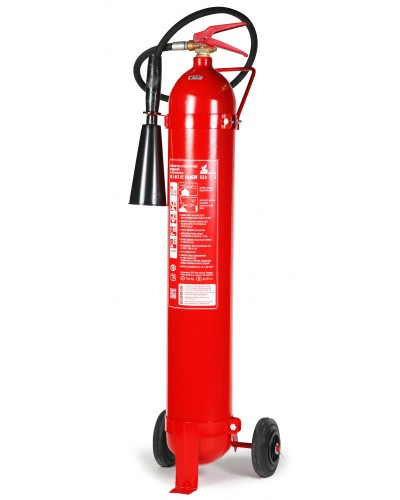 Огнетушитель углекислотный ПОЖТЕХНИКА ОУ-7 ИНЕЙ РФ на шасси (70В, С, Е, до 10 000V) баллон по ГОСТ 949 в Абакане Огнетушители Pintop.ru