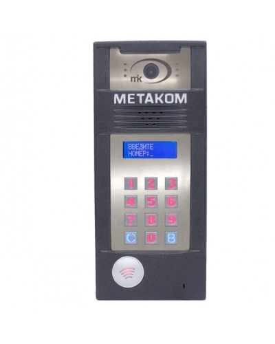 Многоабонентый антивандальный блок вызова со встроенной видеокамерой Метаком MК2018-TMRFGV в Абакане Блоки вызова многоабонентные Pintop.ru