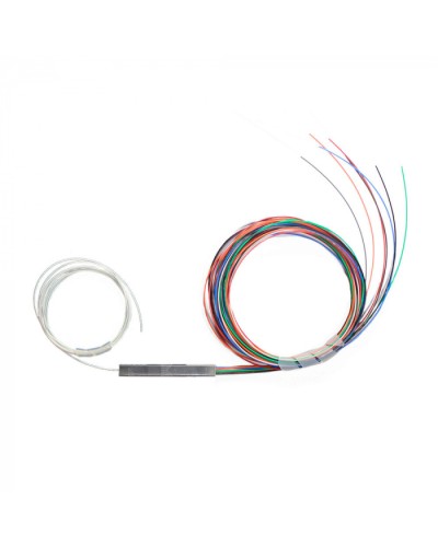 Разветвитель планарный 1х16 не оконц. 9/125 вывод 1.5м буфер 0.9 мм 1260/1650 Cabeus (FCT-PLC-1/16-9-1.5-0.9) в Абакане Оптические разветвители (сплиттеры) Pintop.ru