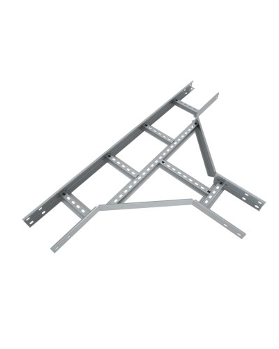 Т-отвод лестничный 80х600х1,2 мм Быстрый монтаж HD КМ-Профиль (LTDS80-600-1.2 HD) в Абакане Аксессуары для лотков Pintop.ru