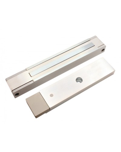 Электромагнитный замок с датчиком состояния двери ALeko ALM-300P (24В серый) в Абакане Электромагнитные замки Pintop.ru