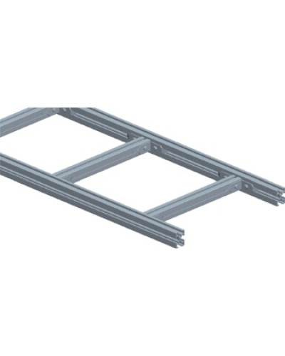 Лоток лестничный, прямая секция шириной 300 мм, алюминий (3 м) LANMASTER LAN-LTA300 в Абакане Кабельные лотки Pintop.ru