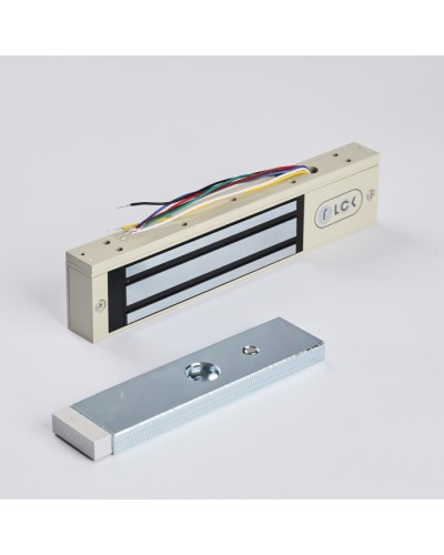 R-Lock RL-EM180-0SG - Электромагнитный замкок, 180кг, DC12/24B, цвет серый, RAL7032 (галечный серый), два датчика втроены в корпус замка: датчик Холла и магнито-контактный датчик в Абакане Электромагнитные замки Pintop.ru