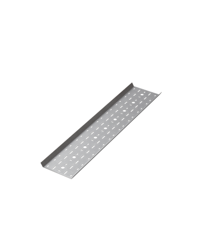 Дно лестничного лотка перфорированное 100х1,0 L2000 мм HD85 КМ-профиль (DLLP100-1.0-2000 HD85) в Абакане Кабельные лотки Pintop.ru