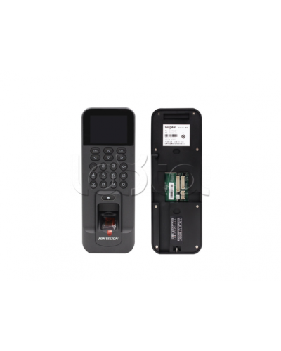 Терминал доступа со встроенным считывателем отпечатков пальцев Hikvision DS-K1T804BF в Абакане Считыватели Pintop.ru