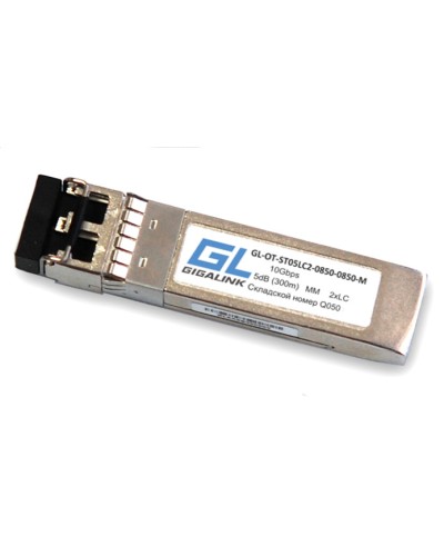 SFP+ модуль Gigalink GL-OT-ST05LC2-0850-0850-M в Абакане Модули SFP/XFP/GBIC Pintop.ru
