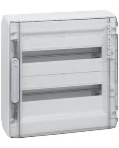 Распределительный щиток XL3 125 с белой дверью 2 ряда 36 модулей 450х450х128 мм Legrand 401647 в Абакане Щиты электрические Pintop.ru