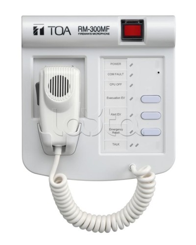 Панель микрофонная пожарная для серии VM-3000 в Абакане Системы оповещения и трансляции TOA Pintop.ru
