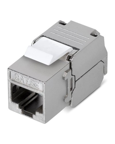 Модуль Keystone Jack RJ-45(8P8C), FTP экранированный, CAT 5e, тип 180 град., самозажимной REXANT PRO 02-0071 в Абакане Модули Keystone Pintop.ru