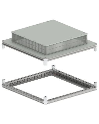 FORMAT Крыша и основание (под фланец) 800х800мм IP31 IEK (FO-00-KOF-080-080-31) в Абакане Аксессуары для стоек и шкафов Pintop.ru